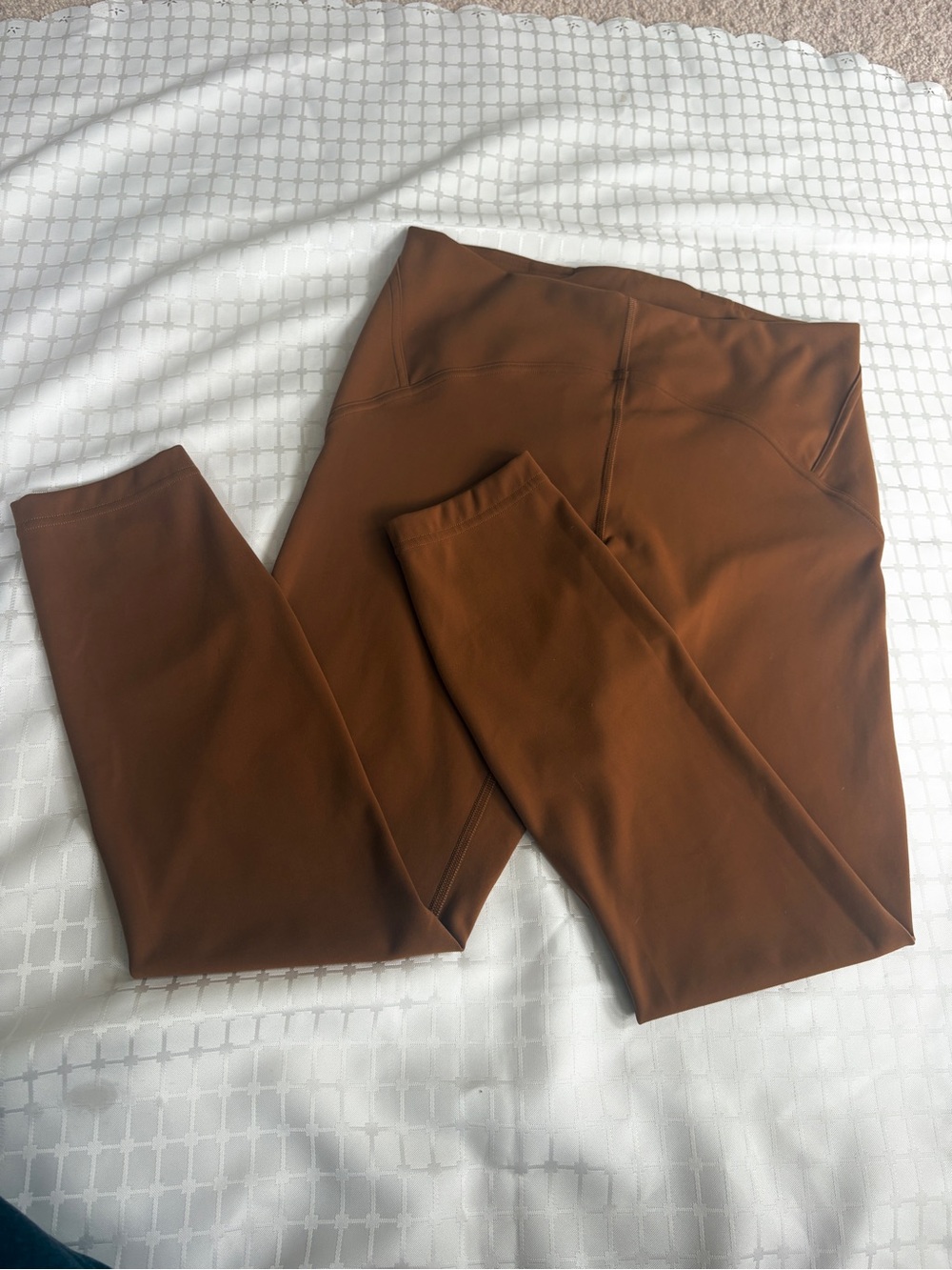 lululemon athletica Brown High-Rise Performance Leggings
